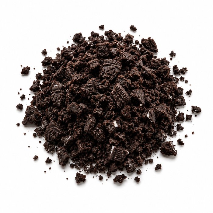 Oreo crumbs topping